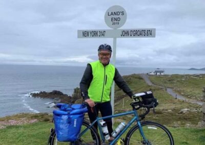 News 7 Andy Parker’s cycle ride raised over £6,500