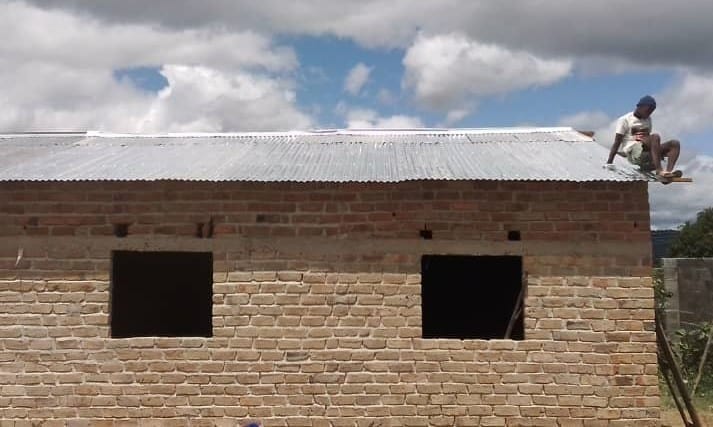 Cameron’s orphanage extension has its roof on