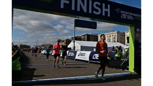 FELIX ELLIN - Ran the Brighton Marathon for Cameron’s Orphanage 4 Finish