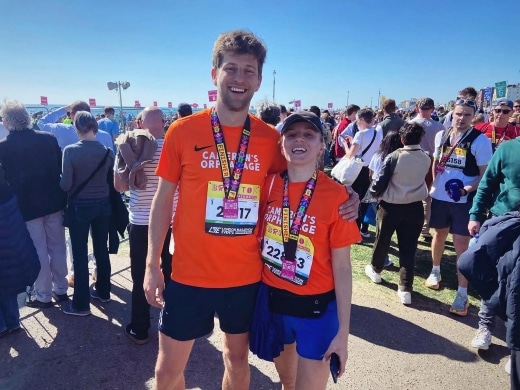 Dom and Miranda - Ran the 2025 Brighton Marathon 1 Dom & Miranda ran the Brighton Marathon for Cameron's orphanage