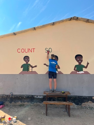 Hurst Expedition 2026 to Cameron's Orphanage 21 Mural