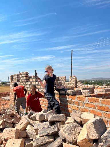 Hurst Expedition 2026 to Cameron's Orphanage 6 U6 Bricklaying